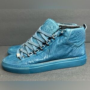 Balenciaga Arena Mid “Blue Oil” Size 39 AUTHENTIC Rare Men US 6